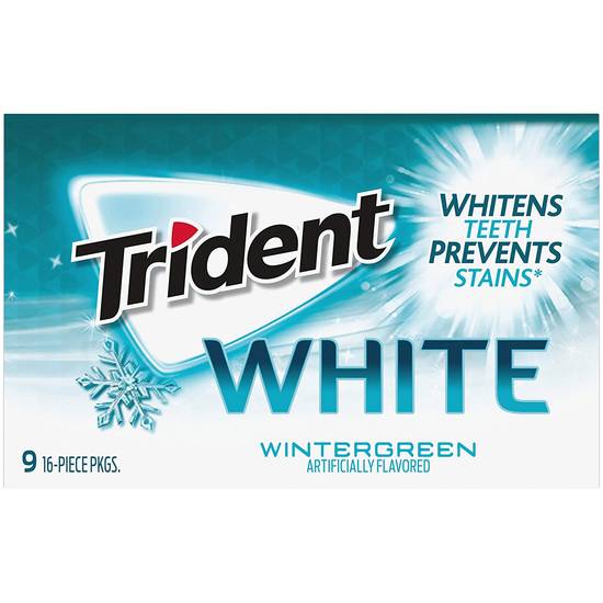 Order Trident White Wintergreen Sugar Free Gum food online from Exxon Food Mart store, Port Huron on bringmethat.com