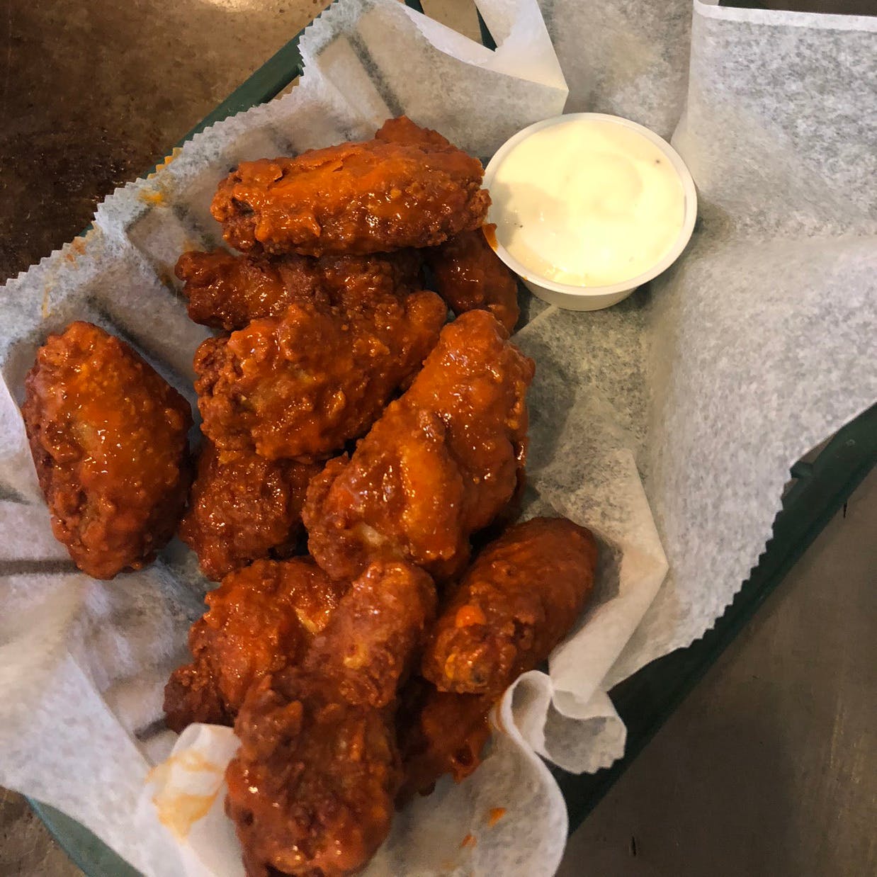 Order Hot Wings - Small (6 Pieces) food online from Pujols Pizzeria store, Bethlehem on bringmethat.com