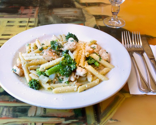 Order Chicken, Pasta, and Broccoli with Parmesan Cheese food online from Massimino's store, Boston on bringmethat.com