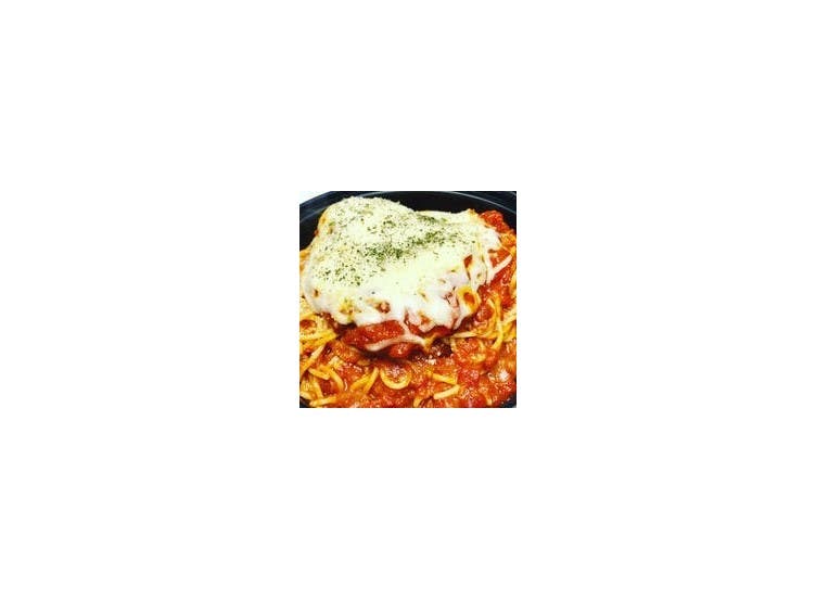 Order Chicken Parmigiana - Entree food online from Pete's pizzeria & restaurant store, Brooklyn on bringmethat.com
