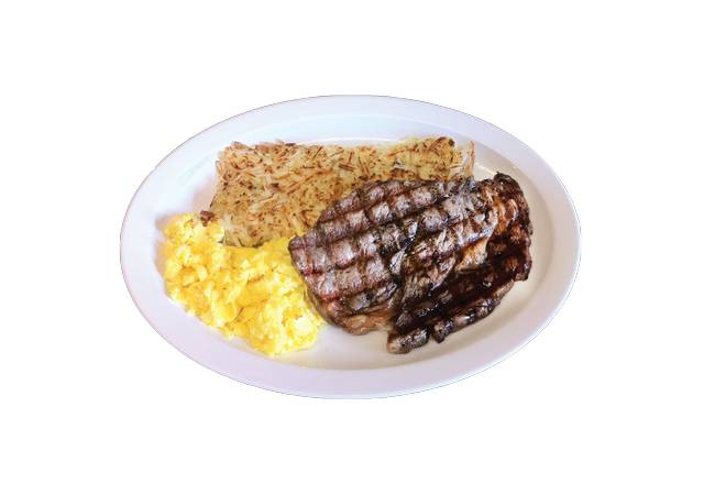 Order Ribeye Steak and Eggs food online from Angelo 6 Burger store, Upland on bringmethat.com