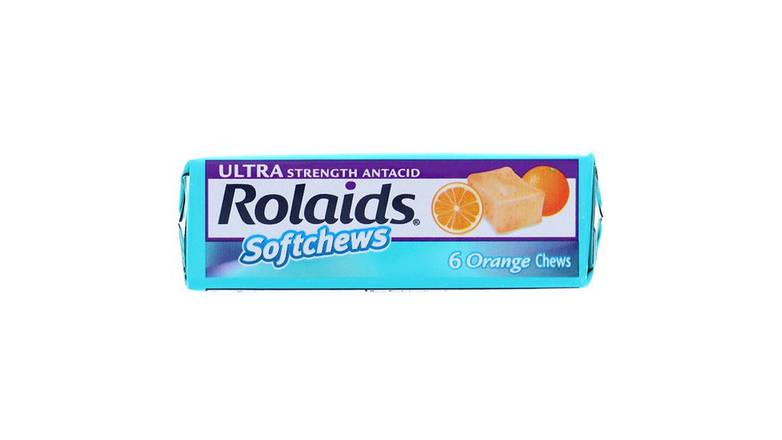 Order Rolaids Antacid, Softchews, Orange - 6 Count food online from Trumbull Mobil store, Trumbull on bringmethat.com