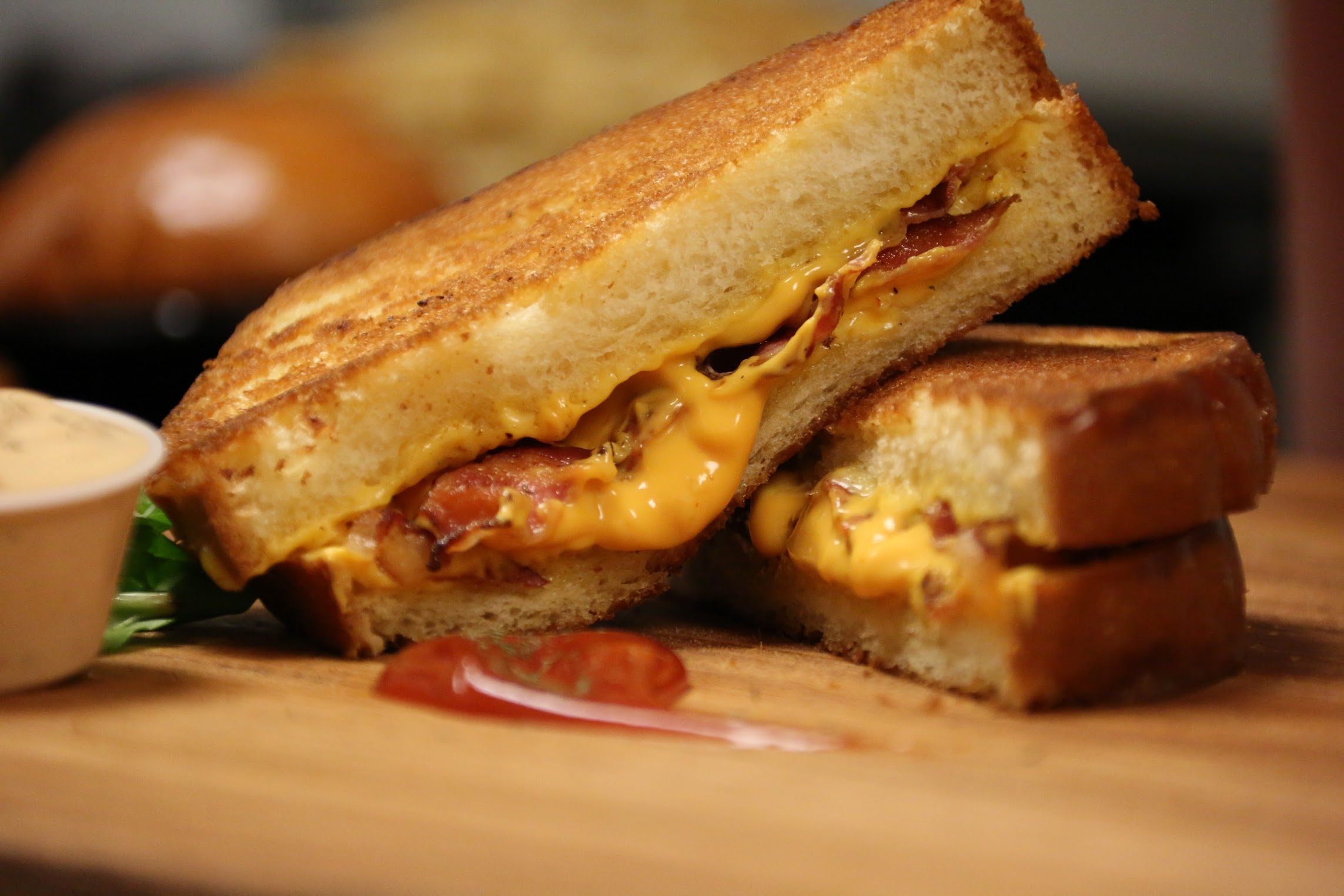 Order 3 Cheeses Grilled Cheese Sandwich food online from The Burger Joint store, New York on bringmethat.com