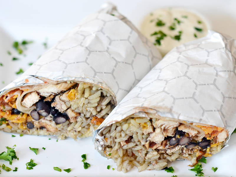 Order Beef Burrito food online from Texas rotisserie store, New York on bringmethat.com