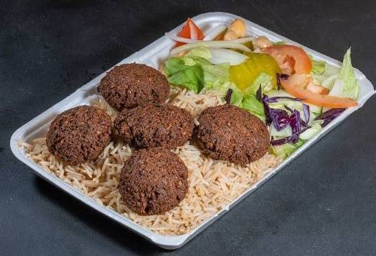 Order Falafel Over Rice food online from Shahzad's Halal Food store, Sayreville on bringmethat.com