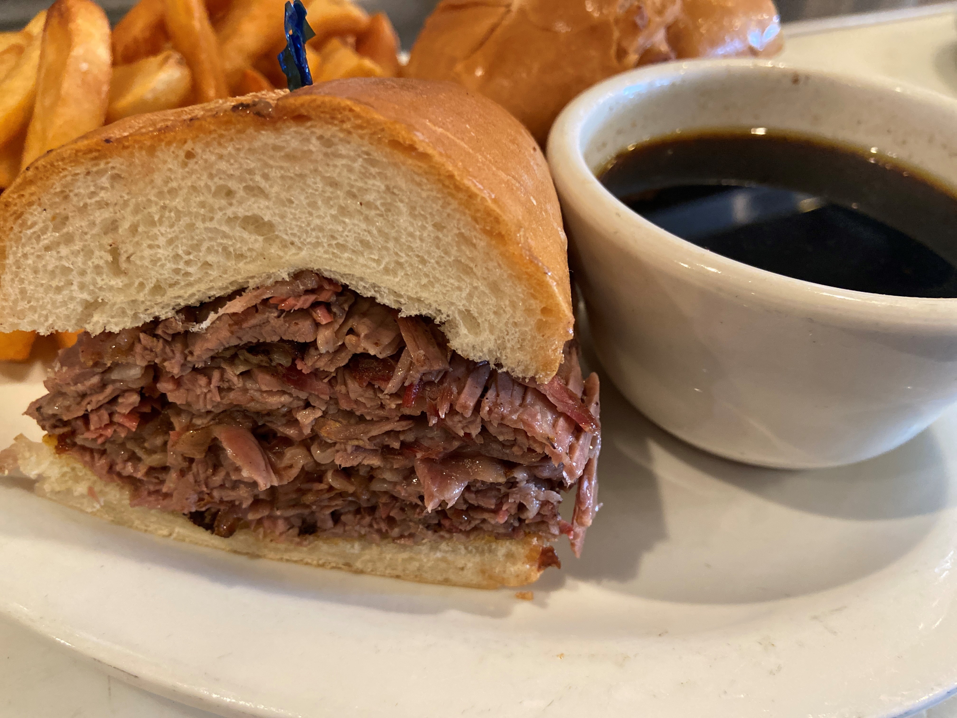 Order French Dip Sandwich food online from Pickles Deli store, Newbury Park on bringmethat.com