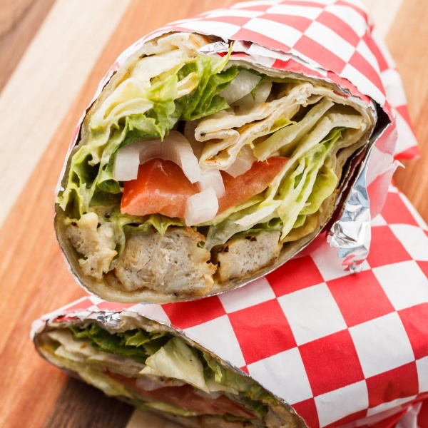 Order Grill Chicken Wrap food online from Bullchicks store, Baton Rouge on bringmethat.com