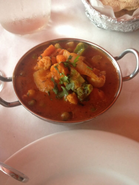Order Mixed Vegetable Curry food online from Gandhi indian restaurant store, Brooklyn on bringmethat.com