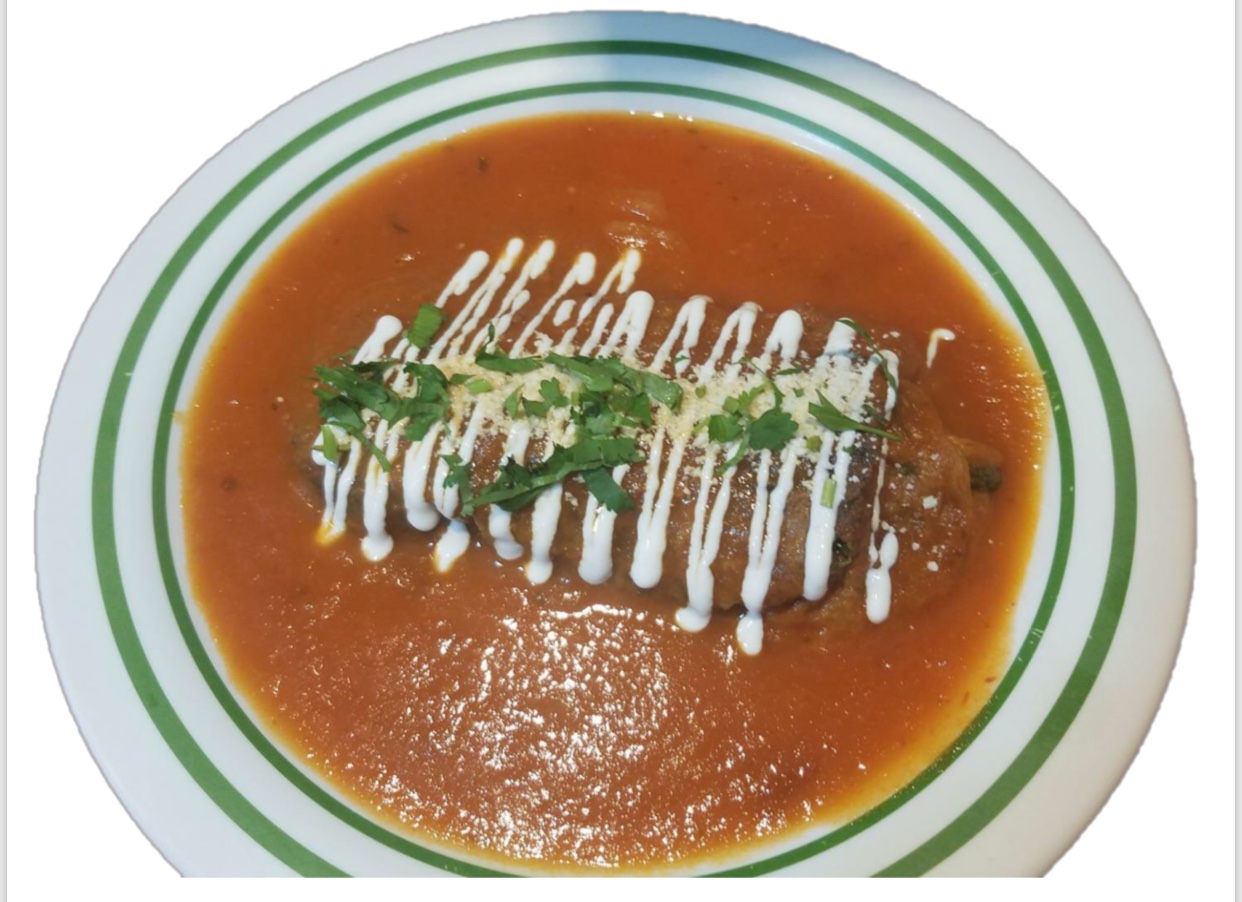 Order Chiles Rellenos food online from Viva Mexico Mexican Cuisine store, New York on bringmethat.com