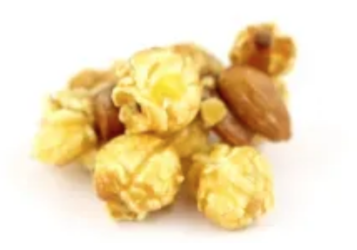 Order Toffee Almond Popcorn food online from What's Poppin Texas store, Bedford on bringmethat.com