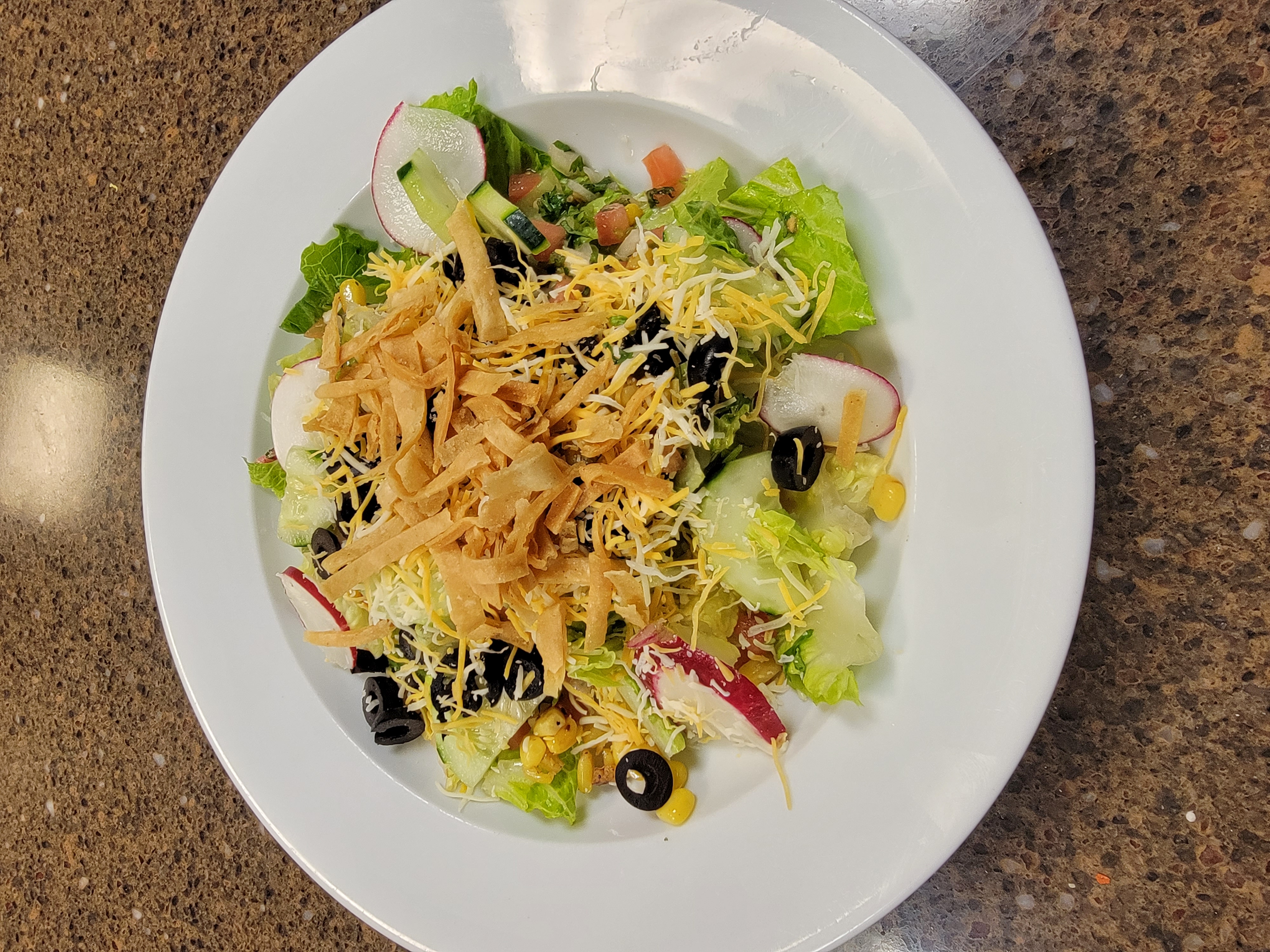 Order Fiesta House Salad food online from The Avocado Mexican Grill store, Runnemede on bringmethat.com