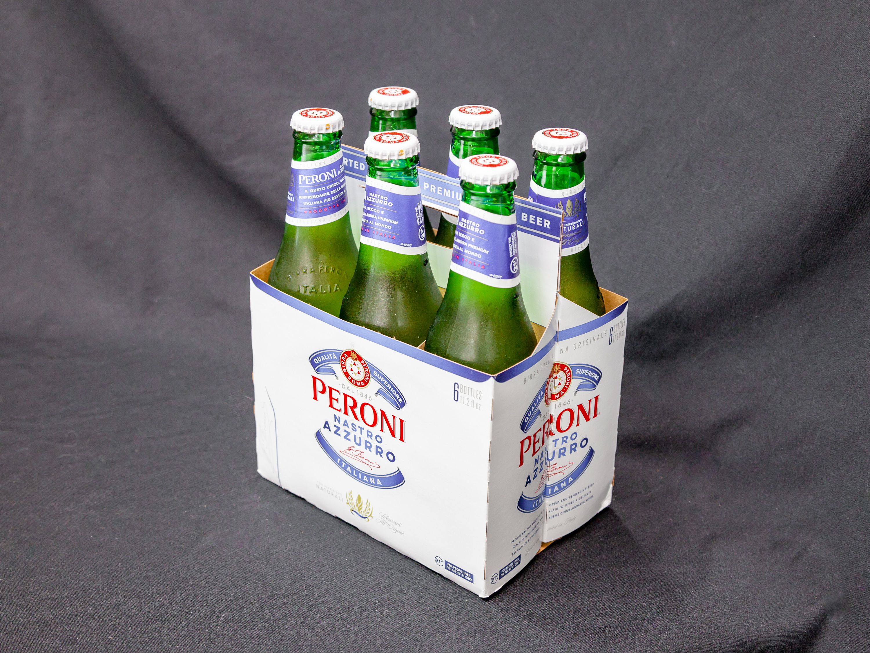Order Peroni 6 Pack-12 oz. Bottle Beer food online from White Horse Liquors store, Oakland on bringmethat.com
