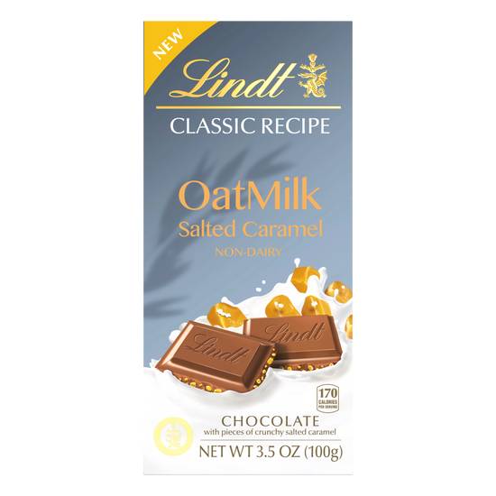 Order Lindt Classic Recipe Oatmilk Chocolate Bar Salted Caramel (3.5 oz) food online from Rite Aid store, Yamhill County on bringmethat.com