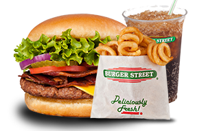 Order Bacon Bacon Cheeseburger Combo food online from Burger Street 14 store, Hurst on bringmethat.com