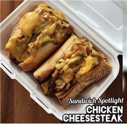 Order CHICKEN CHEESESTEAK WORKS food online from Paulie G Deli & Grill store, Whippany on bringmethat.com