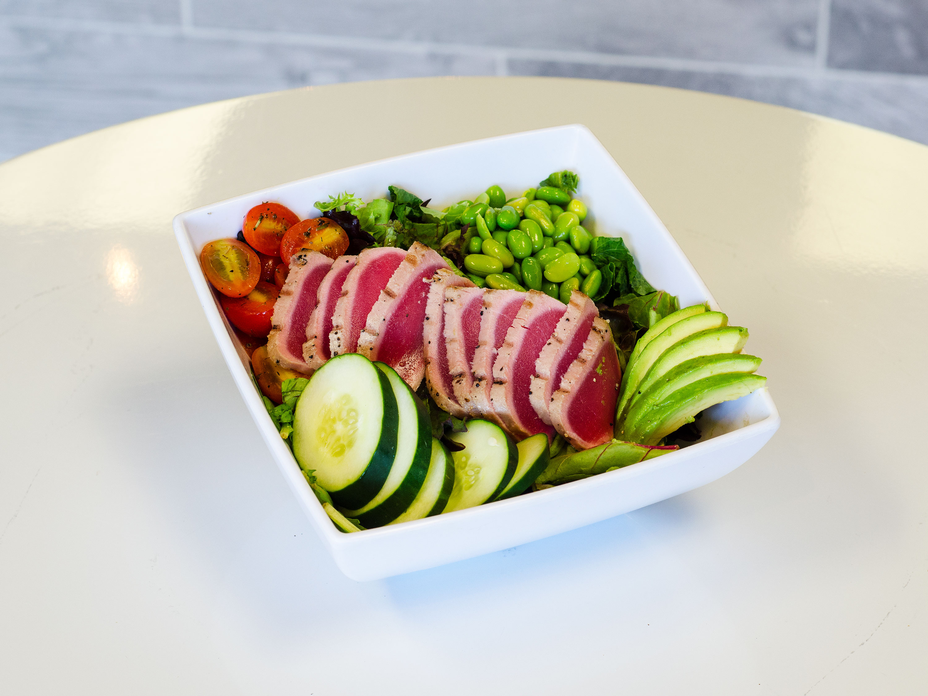 Order Seared Tuna Salad food online from Crust N' Fire store, Voorhees on bringmethat.com