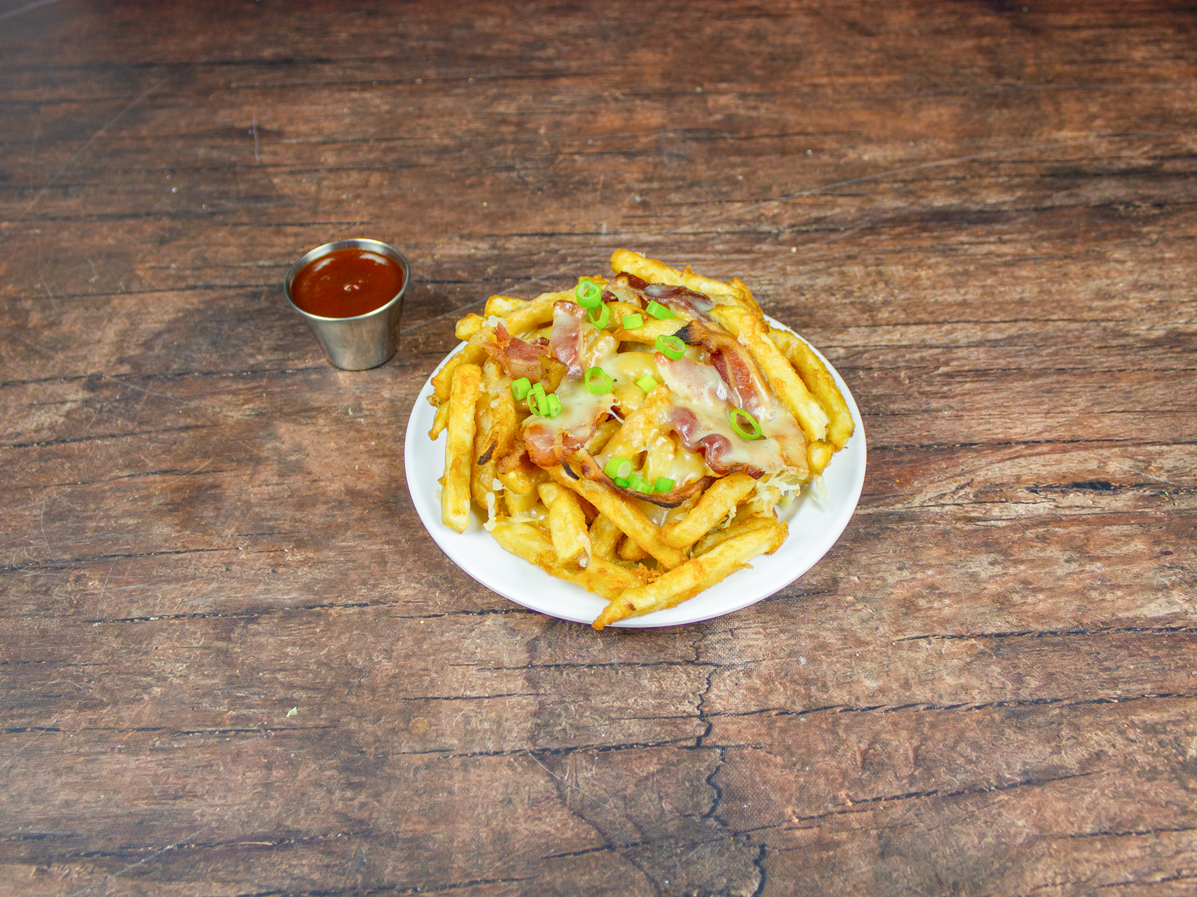 Order Bacon Cheese Fries food online from ABC Pizza House store, Cambridge on bringmethat.com