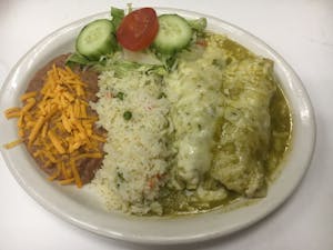 Order Enchiladas Verdes food online from Santa Ana Cafe store, Las Vegas on bringmethat.com