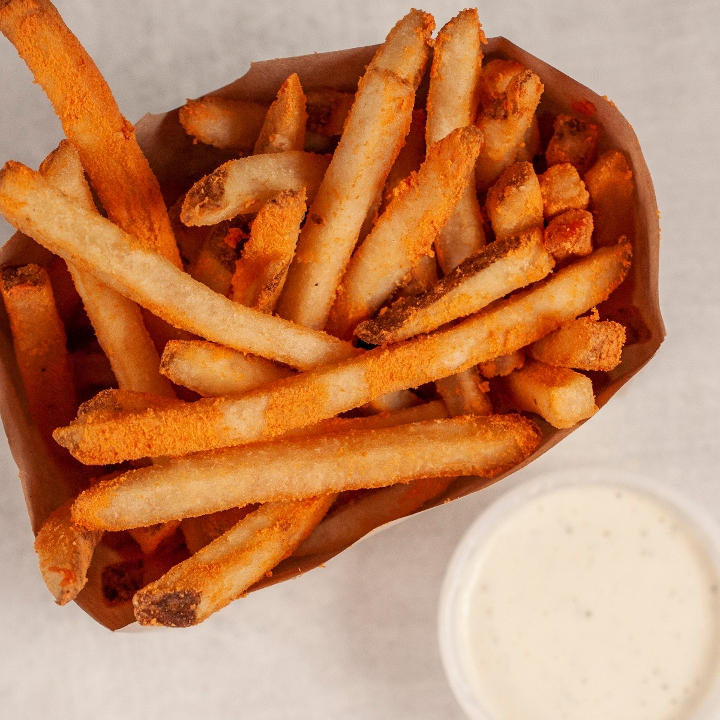Order BUFFALO FRIES food online from Big Al Burgers & Dogs store, Fort Collins on bringmethat.com