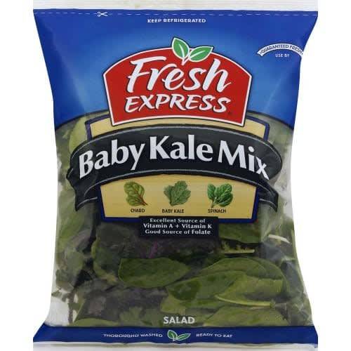 Order Fresh Express · Baby Kale Salad Mix (5 oz) food online from Albertsons Express store, Alexandria on bringmethat.com