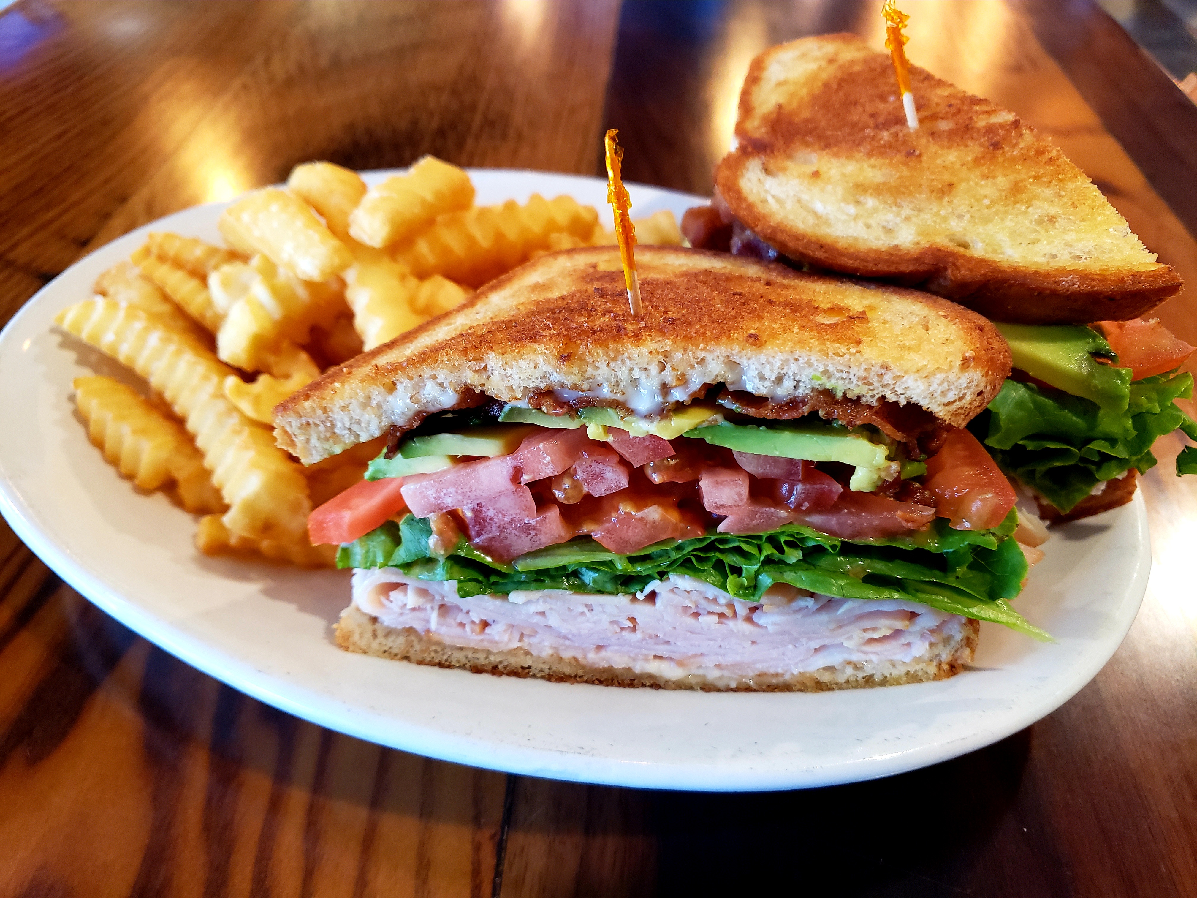 Order Turkey, Bacon and Avocado Sandwich food online from Stone Canyon Pizza store, Gladstone on bringmethat.com