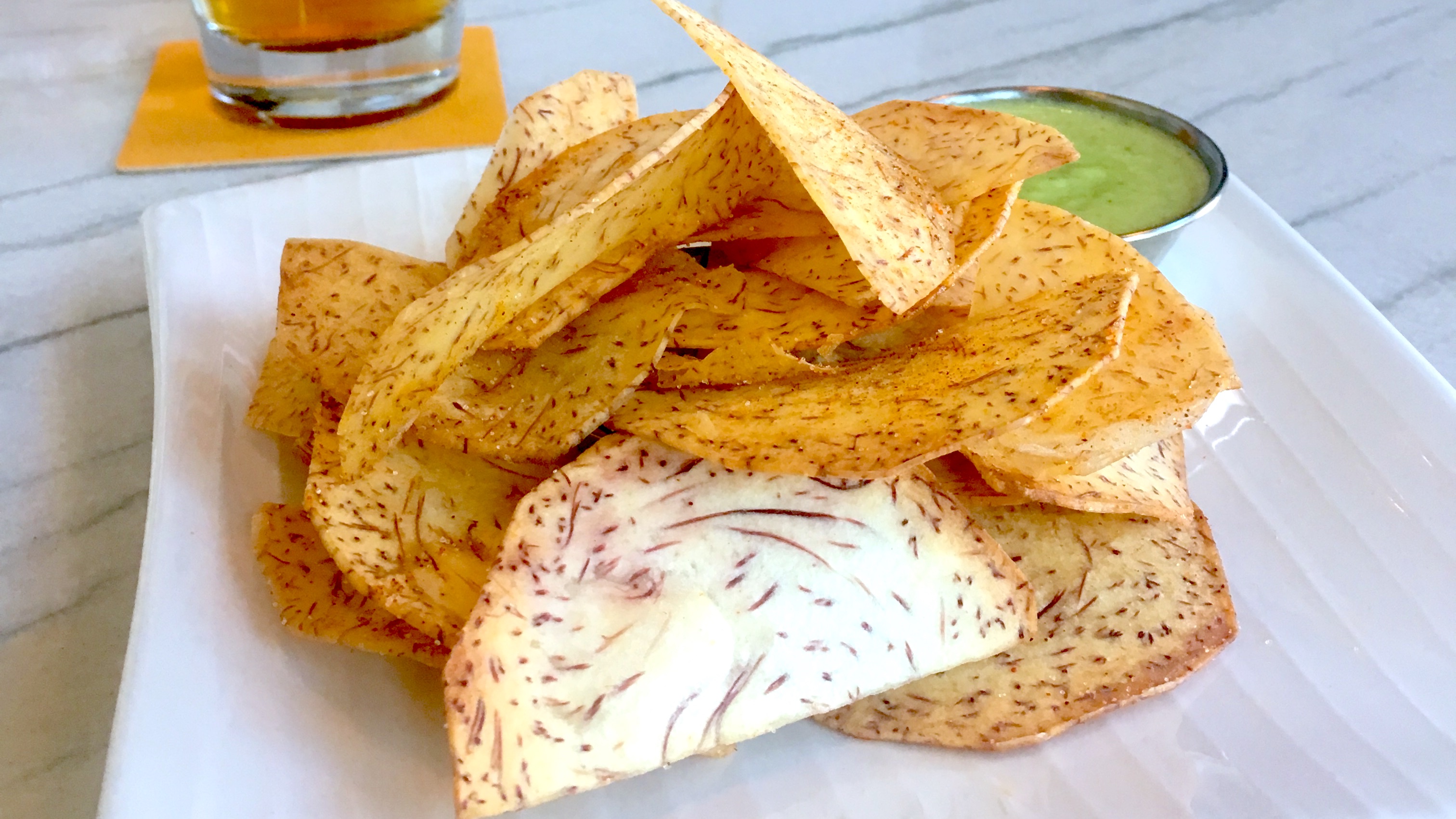 Order House Made Taro Chips food online from Soup Du Jour store, San Diego on bringmethat.com
