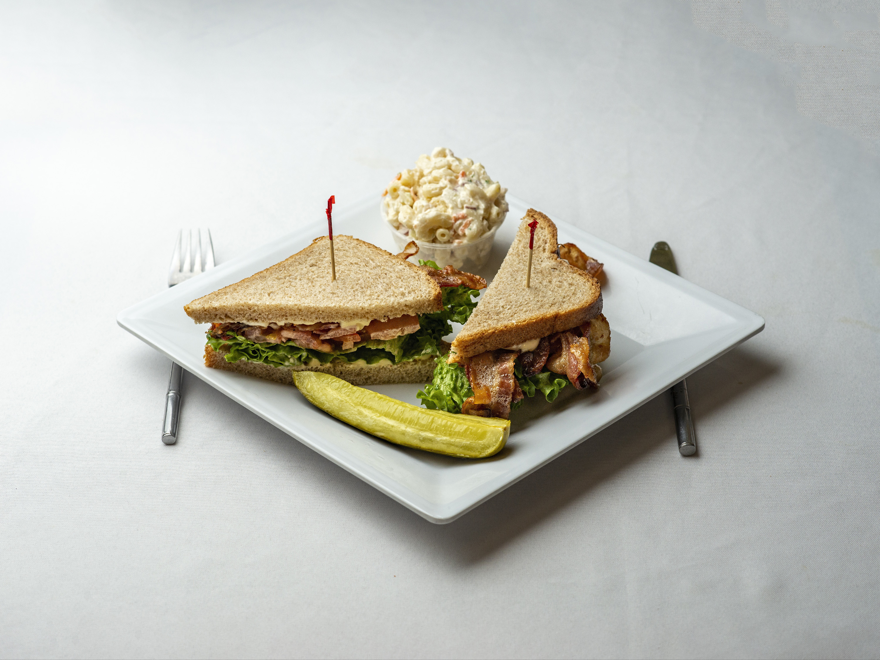 Order BLT Sandwich food online from The Bagel Club store, Flemington on bringmethat.com