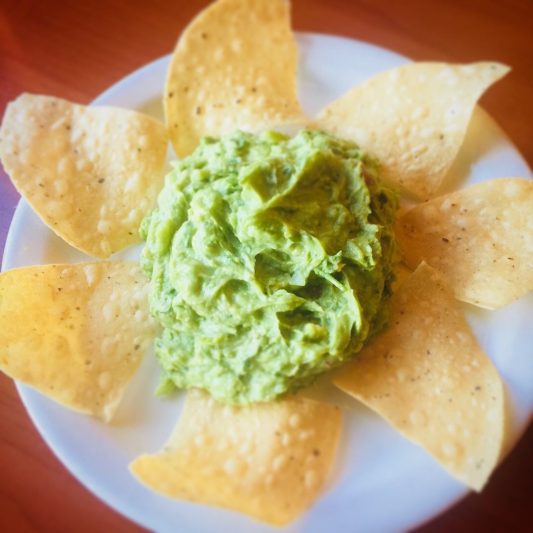 Order Pint of Guacamole+Bag of Chips food online from Guahan Grill store, Oceanside on bringmethat.com