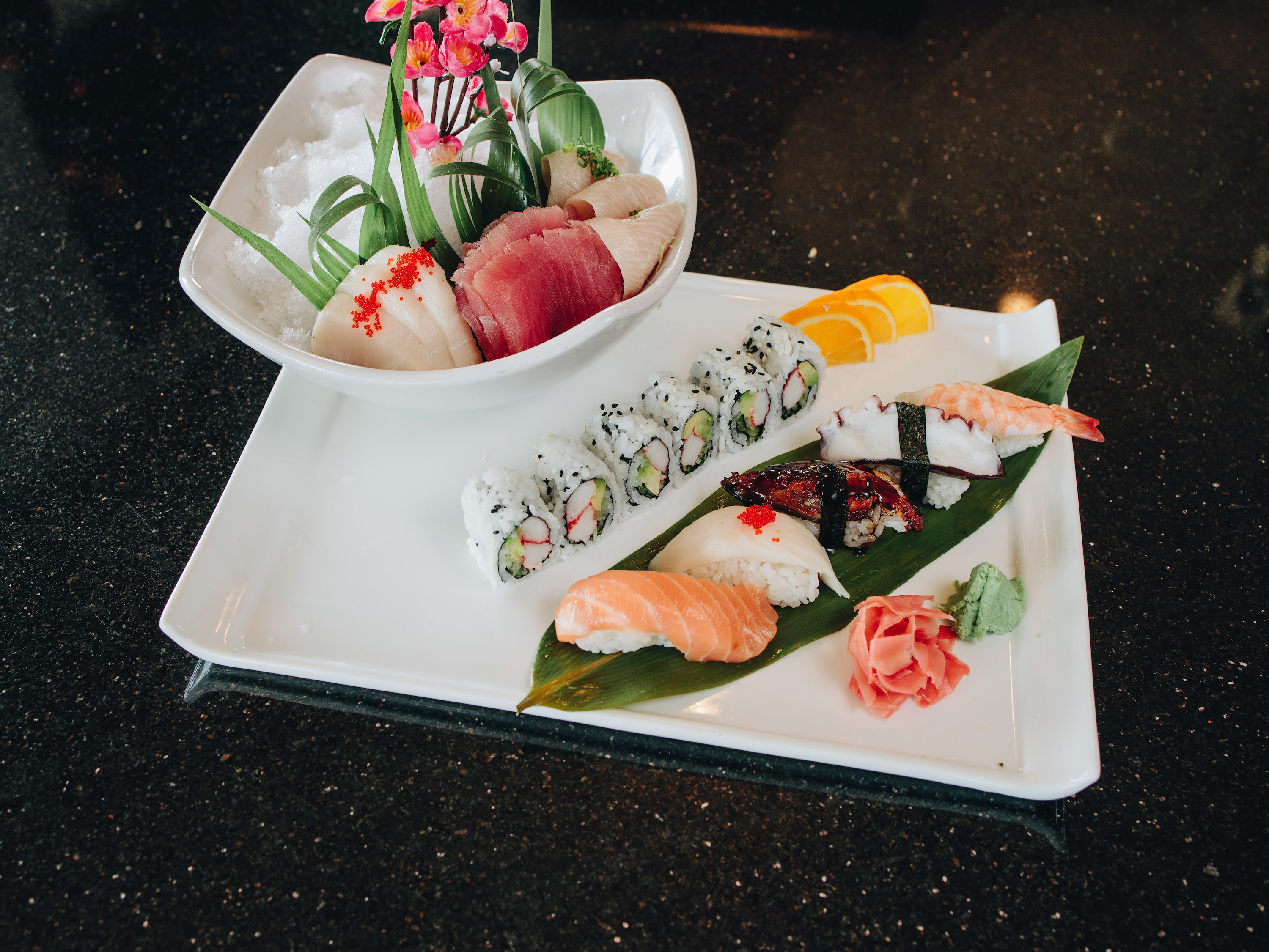 Order Sushi and Sashimi Combo food online from Zen Fusion Hibachi & Lounge store, Rochester on bringmethat.com
