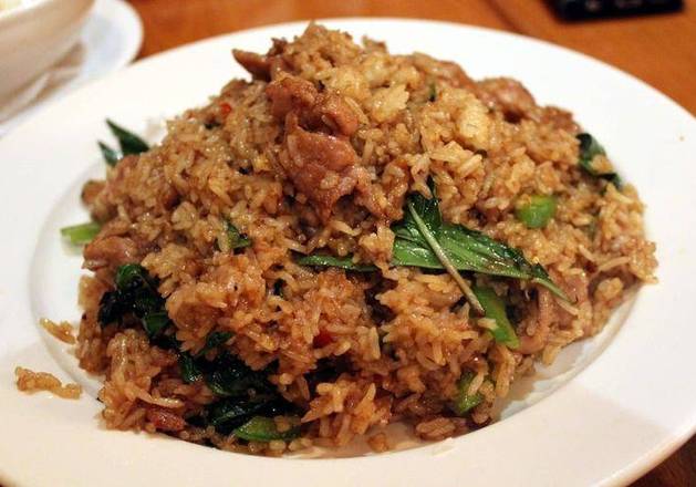 Order Bangkok Spicy  Basil Fried Rice food online from Thrive Kitchen store, Atlanta on bringmethat.com