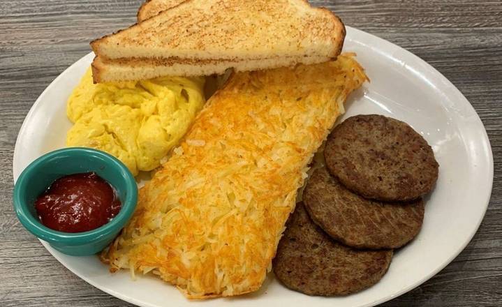 Order Vegan 2 “Egg” Breakfast OO food online from Biscuits Cafe store, Glendale on bringmethat.com
