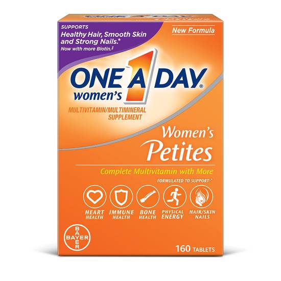 Order One A Day Women's Petites Complete Multivitamin with More (160 ct) food online from Rite Aid store, Palm Desert on bringmethat.com