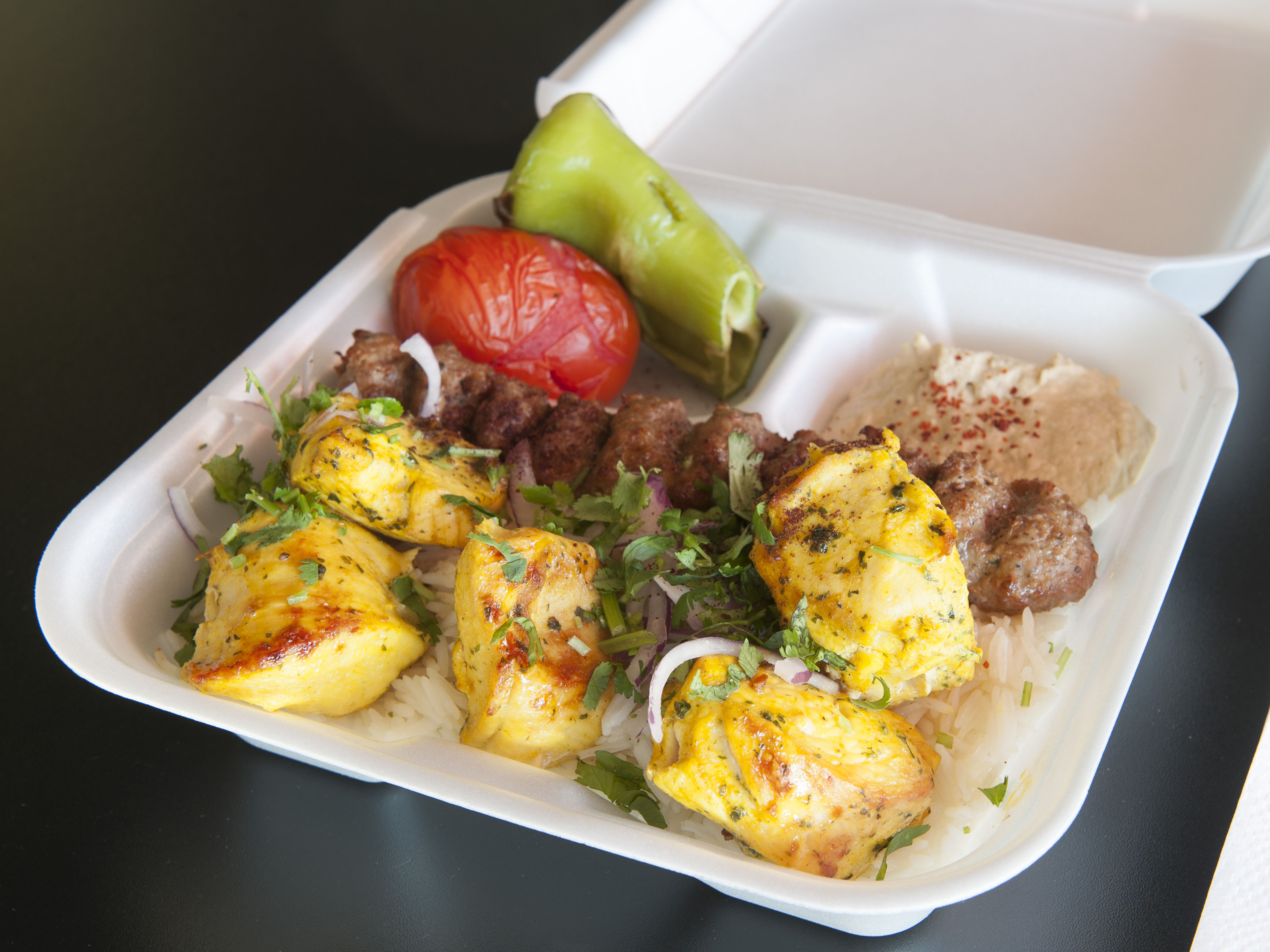 Order Combo Plate food online from Shawarma House store, Los Angeles on bringmethat.com