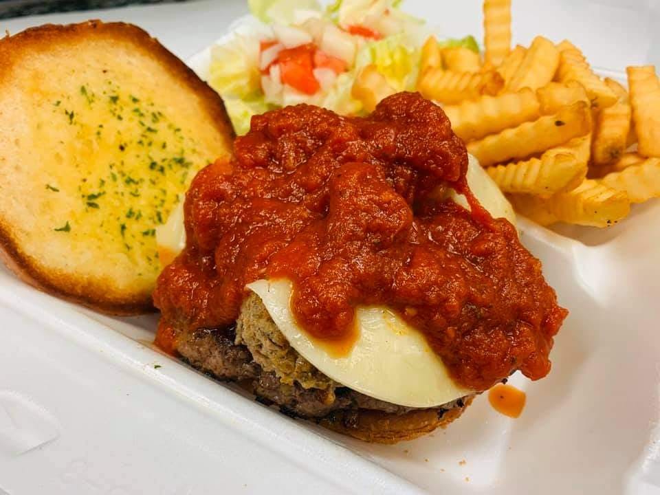 Order The Meatball Burger - Burger food online from Royal Cutlets store, Salem on bringmethat.com