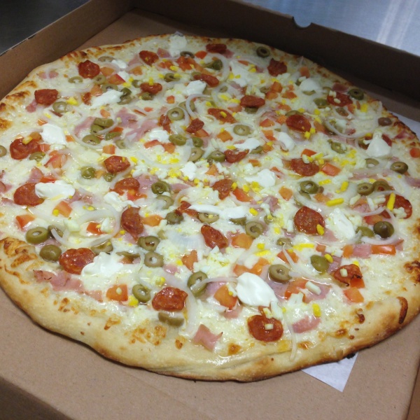 Order The Man O' War Pizza food online from Blackstone Pizza store, San Marcos on bringmethat.com
