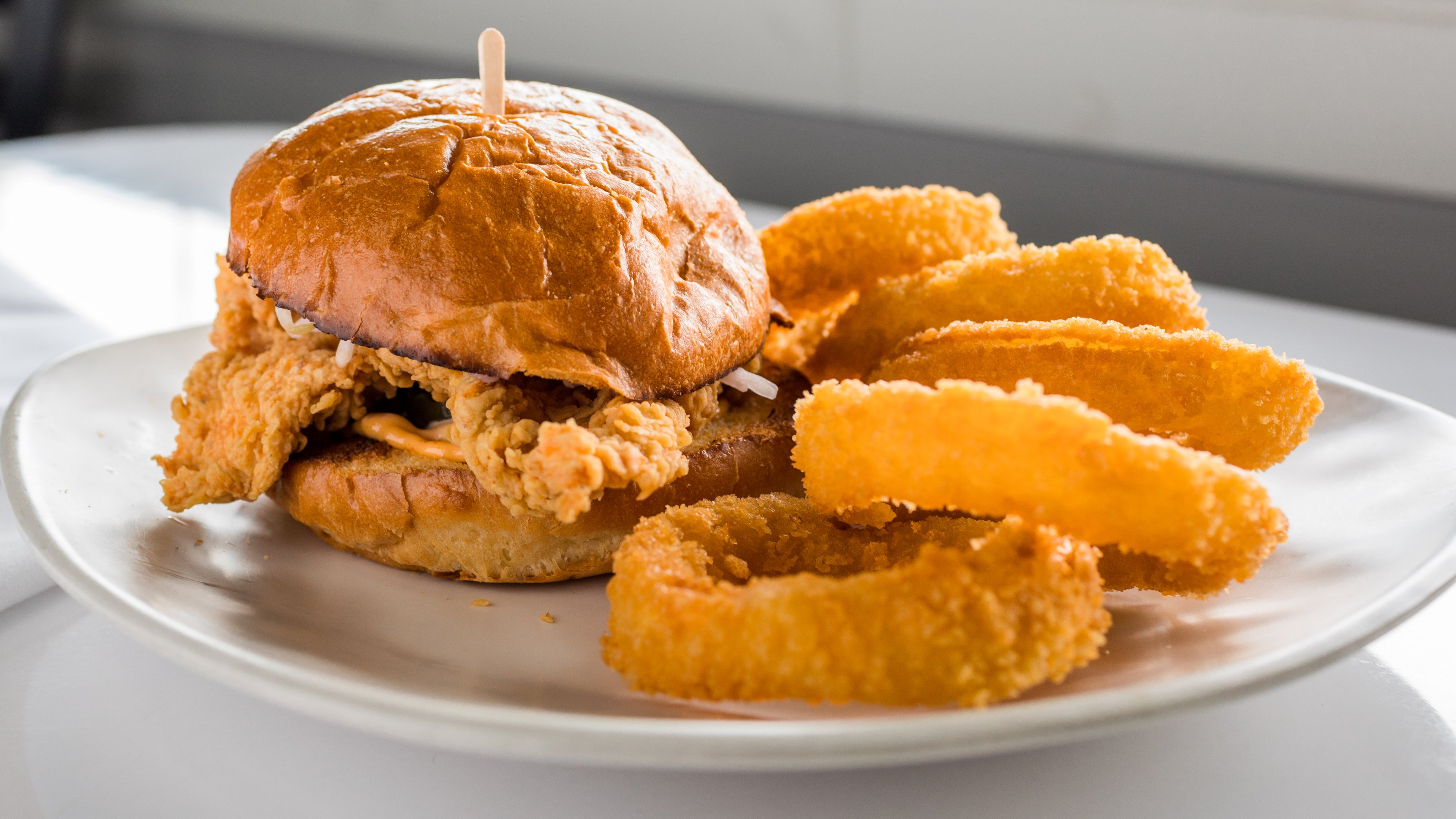 Order Crispy Chicken Sandwich food online from Noya Kitchen store, Los Angeles on bringmethat.com