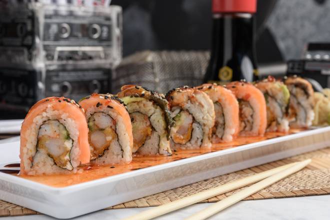 Order British Invasion Roll food online from Rock-N-Roll Sushi store, Trussville on bringmethat.com