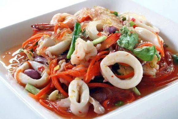 Order Mixed Seafood Salad food online from River Thai Food store, Edgewater on bringmethat.com