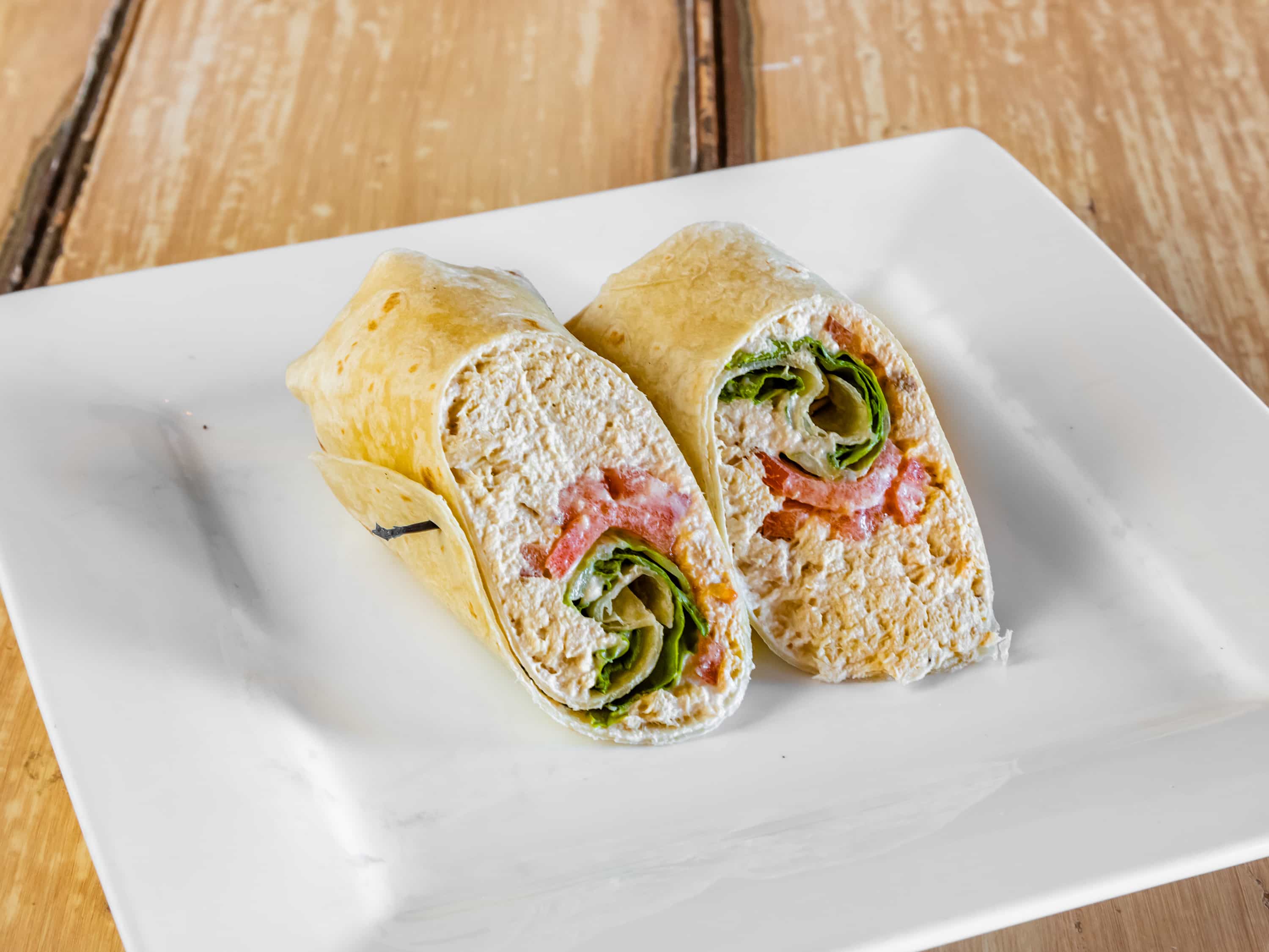 Order Tuna Salad Wrap food online from David Alan's Marketplace And Caterers store, East Hanover on bringmethat.com