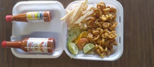 Order Calamares Fritos food online from Mariscos El Aguachiles store, Aurora on bringmethat.com