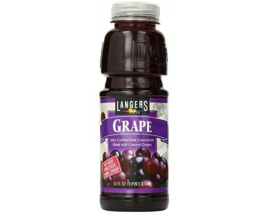 Order Langers Grape Juice, 16 oz. food online from Central Liquor Market store, Los Angeles on bringmethat.com