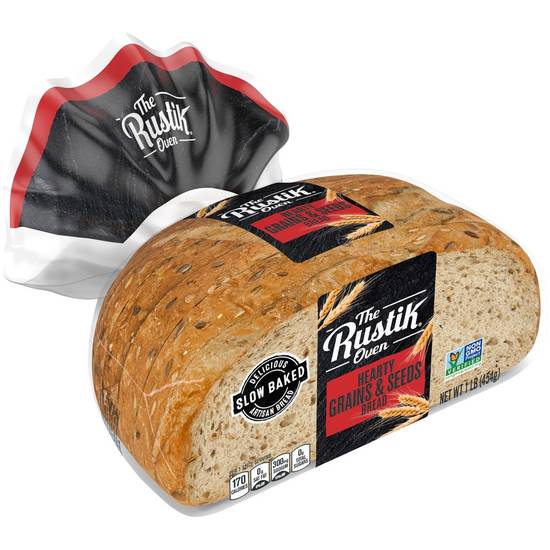 Order The Rustik Oven · Hearty Grains & Seeds (16 oz) food online from United Supermarkets store, Plainview on bringmethat.com