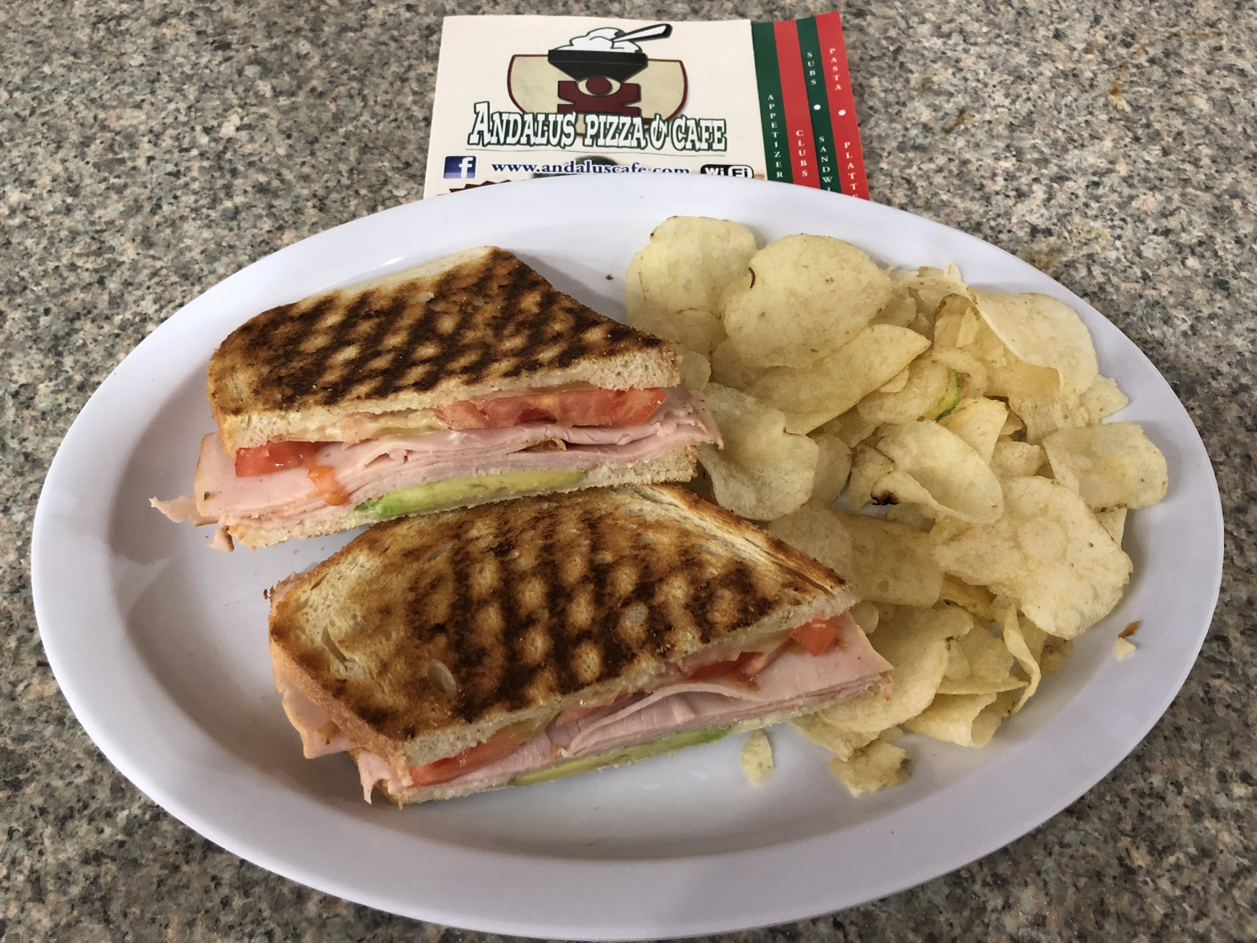 Order The California Panini food online from Andalus Pizza & Cafe store, Brighton on bringmethat.com