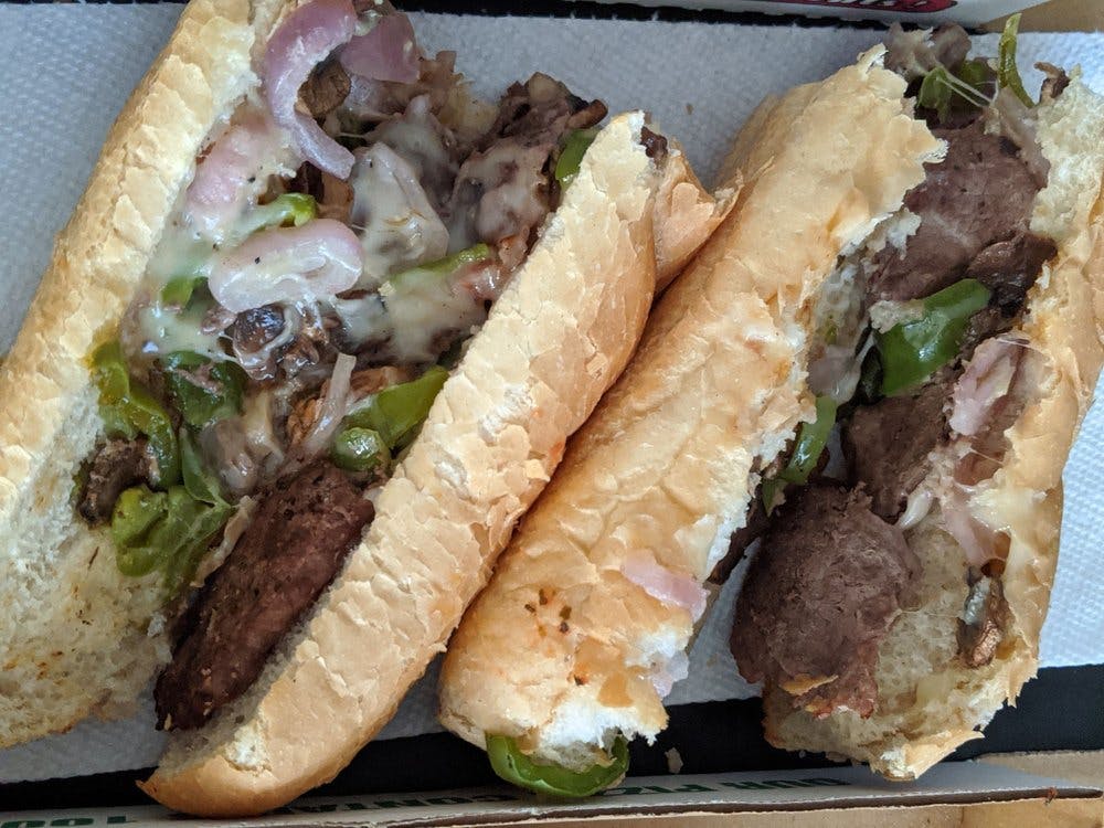 Order Philly Cheesesteak Sub - Sub food online from Big John Pizza store, San Antonio on bringmethat.com