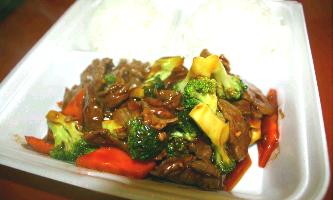 Order L7. Broccoli Beef Lunch food online from Canton Express store, Plano on bringmethat.com