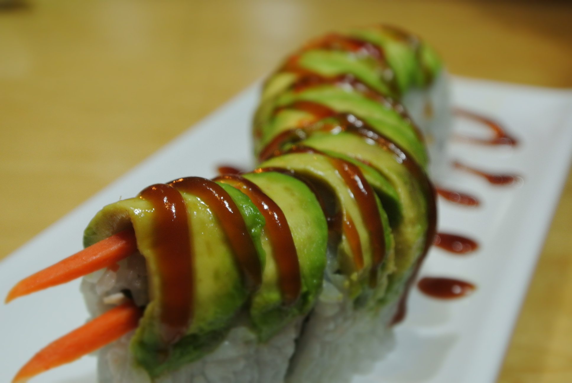 Order Caterpillar food online from Tokyo Roll And Noodle store, Chino Hills on bringmethat.com