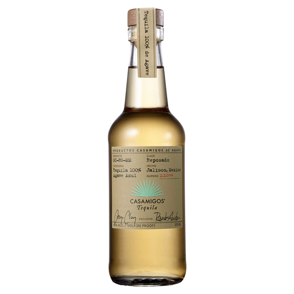 Order Casamigos Reposado tequila 375 ml. food online from Mirage Wine & Liquor store, Palm Springs on bringmethat.com