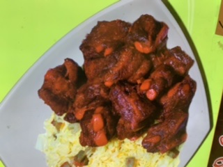 Order S6. BBQ Spare Rib Tips Specialty food online from Rainbow House store, Paterson on bringmethat.com