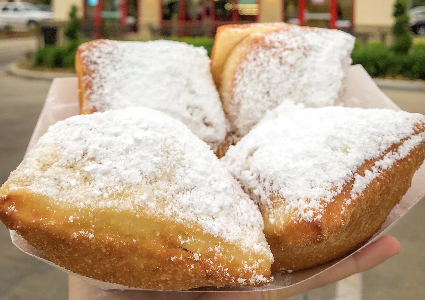 Order Beignets (half-order = 2 beignets food online from Shipley Do-Nuts store, Houston on bringmethat.com