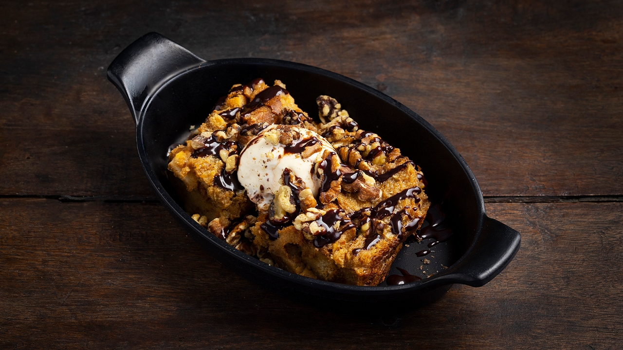 Order 5 Leches Bread Pudding food online from Padre store, Long Beach on bringmethat.com